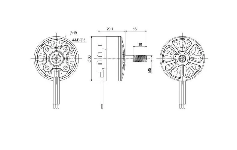 Мотор GEPRC EM2807 1350KV