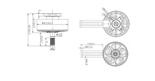 Мотор GEPRC SPEEDX2 2809 V1.1 1450KV