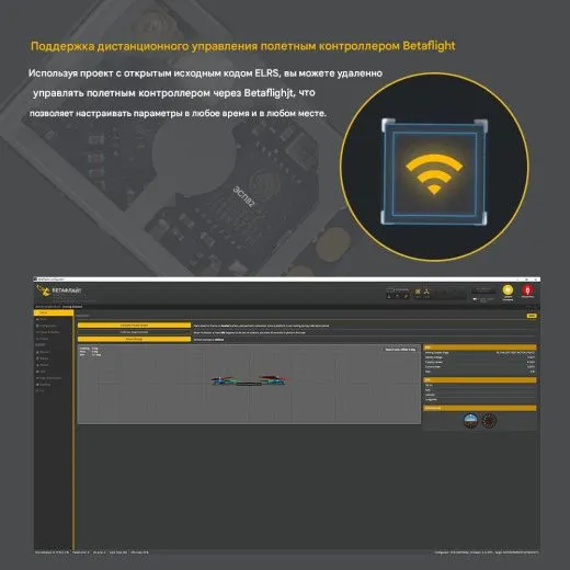 Приемник DarwinFPV "Cement" Ultra Durable ELRS 2.4G Receiver