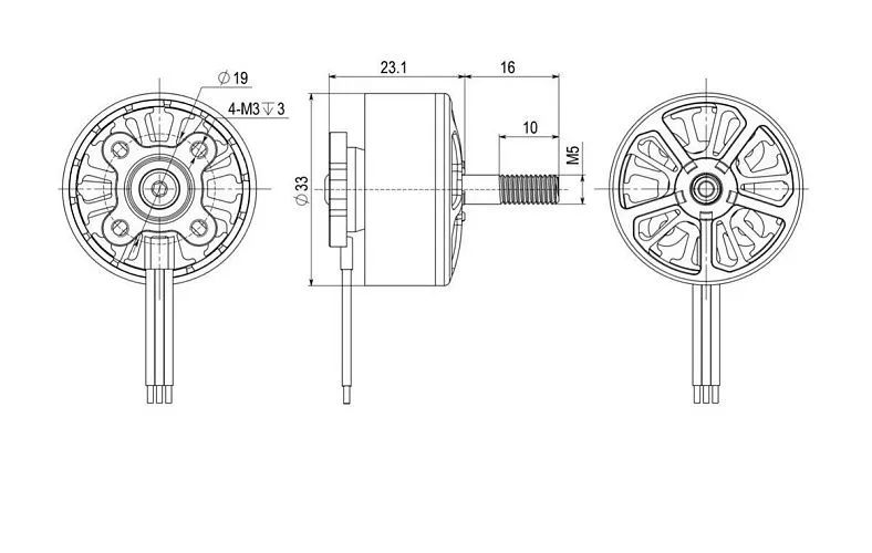 Мотор GEPRC EM2810 1280KV