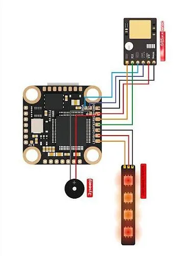 Полетный контроллер Foxeer F722 V4 Mini (ICM42688)