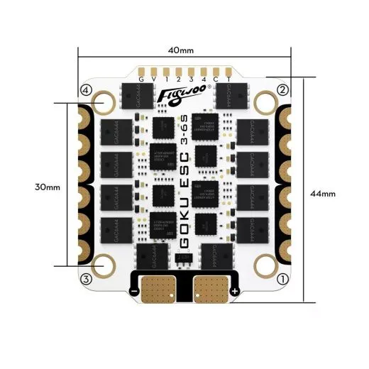 Регулятор оборотов GOKU G55M 55A 4-in-1 ESC (BLHeli_32)