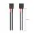 Соединительный провод Flywoo Black XT30U 50mm 20AWG Male (2 шт.) для дрона