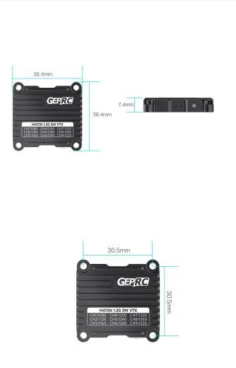 Видеопередатчик GEPRC MATEN 1.2G 2W VTX
