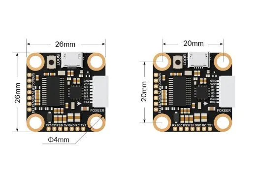 Полетный контроллер Foxeer Mini F722 V2 (MPU6000)