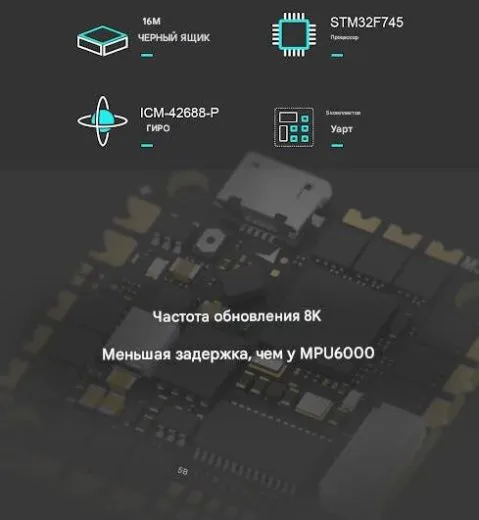 Плата AIO Foxeer Reaper V3 (F745 + 45A, ICM42688)