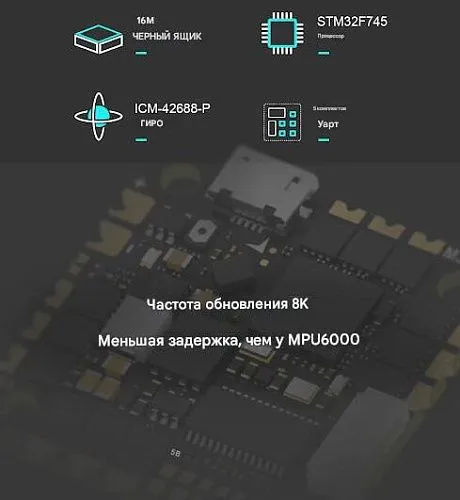 Плата AIO Foxeer Reaper V3 (F745 + 45A, ICM42688)