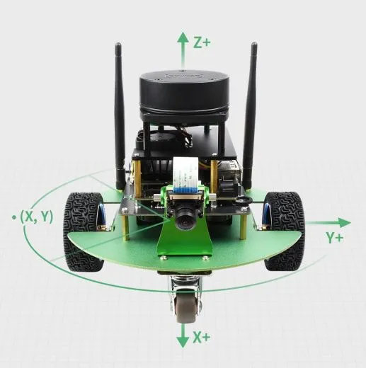 Профессиональный ROS-робот JetBot ROS AI Kit B с контроллером Waveshare Jetson Nano