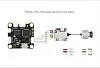 Полетный контроллер и ESC стек Foxeer F405 V2 (Plug) + Reaper 55A 30.5x30.5 Stack (8S)