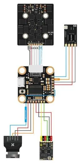 Полетный контроллер Foxeer F722 V4 Mini (MPU6000)