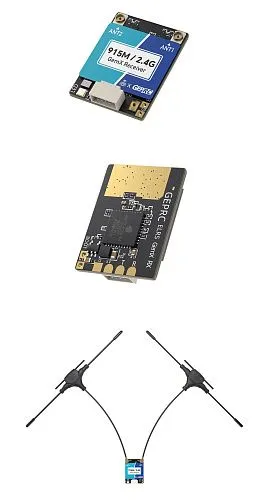 Приемник GEPRC ELRS 915M/2.4G Gemini Xrossband