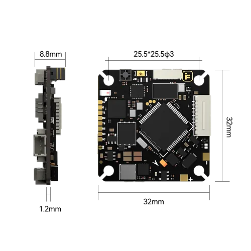 Плата AIO Borg F7 — со встроенным приемником