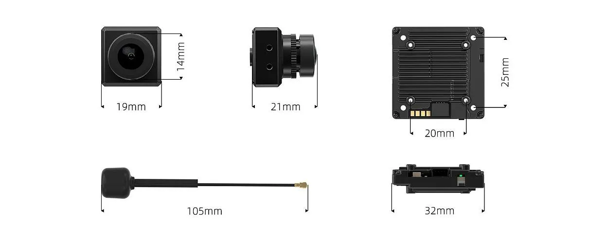 Цифровой HD-комплект Walksnail Avatar HD Kit V2 (32 ГБ, с Gyroflow)