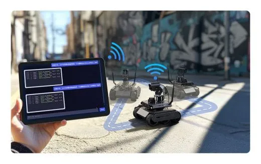 Шестиколёсный робот UGV Rover ROS 2 Kit с ИИ-модулем Jetson Orin Nano 4GB