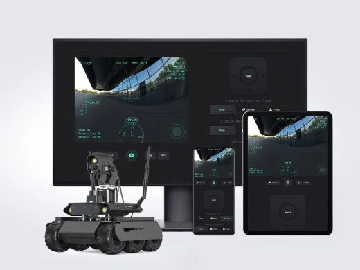 Шестиколёсный робот UGV Rover ROS 2 Kit с ИИ-модулем Jetson Orin Nano 4GB
