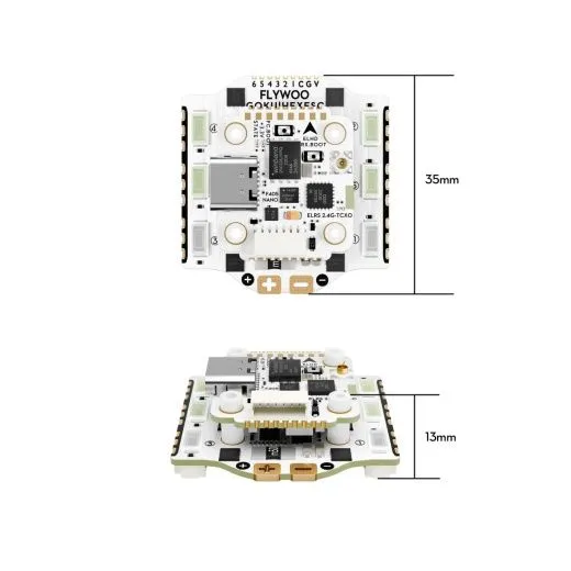 Полетный контроллер и ESC стек GOKU HEX GN405 Nano HD 20A V3