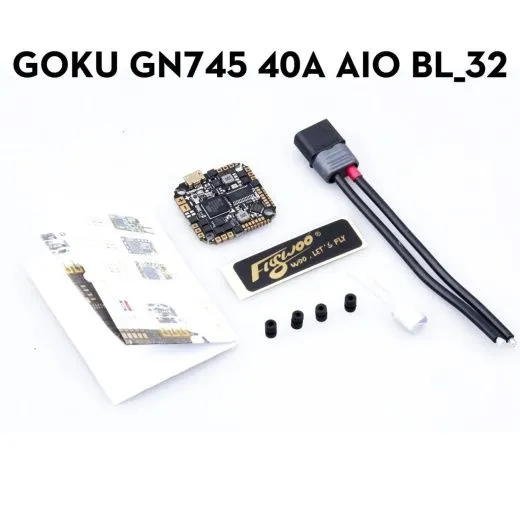 Полетный контроллер и ESC стек GOKU GN745 40A AIO BL_32 V1.2 (MPU6000)