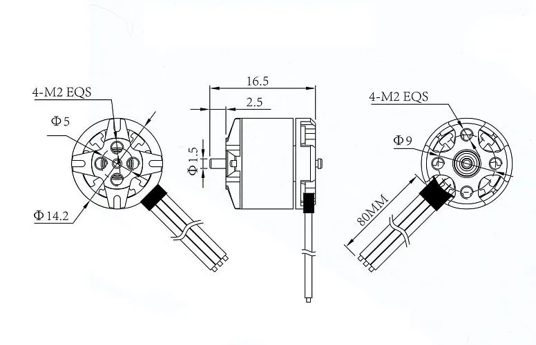 Мотор GEPRC GR1106 6000KV