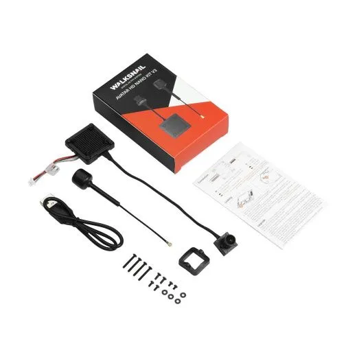 Цифровой HD-комплект Walksnail Avatar HD Nano Kit V3 (32 ГБ, 4:3 сенсор, кабель 14 см)