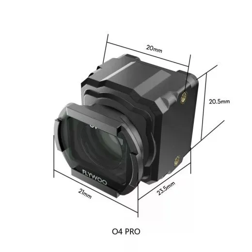 Широкоугольная линза 155° для DJI O4 Lite (крепление O4 Pro / 20 мм)