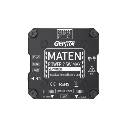 Видеопередатчик GEPRC MATEN 5.8G 2.5W VTX PRO