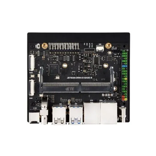 Материнская плата с двумя Ethernet-портами для модулей Jetson Orin Nano и Orin NX
