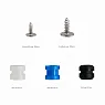 Универсальный набор крепежа и демпферов, винты M1.2×4 / M1.4×5, демпферы 0.8/1.2/1.8 мм (60+60 шт.)