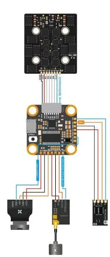Полетный контроллер Foxeer F722 V3 Mini (BMI270)