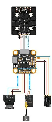 Полетный контроллер Foxeer F722 V3 Mini (BMI270)