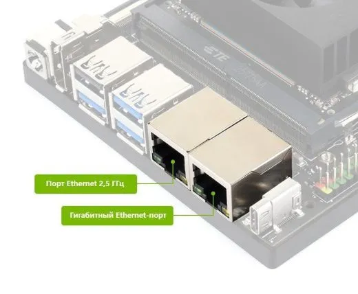 Комплект разработчика Jetson Orin NX AI Dual ETH Dev Kit