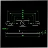 KMKSA004M — мини 25T алюминиевые качалки для сервоприводов