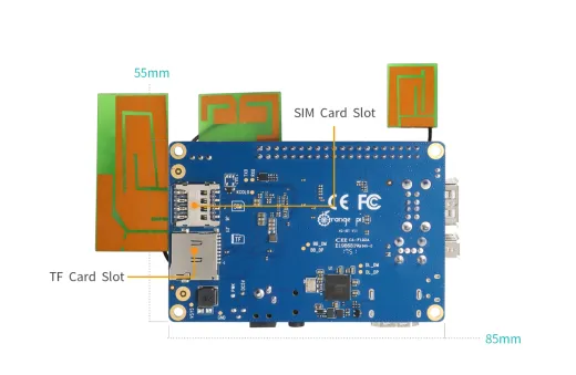 Микрокомпьютер Orange Pi 4G-IoT