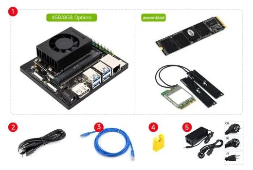 Полный комплект разработчика Jetson Orin Nano Dev Kit (с камерой)