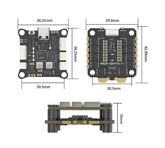 Стек GEPRC Fettec G4 Alpha GF50A