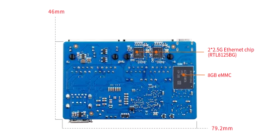 Микрокомпьютер Orange Pi R2S