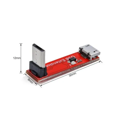 GEP-USB-Extension-90L — угловой удлинитель Micro USB