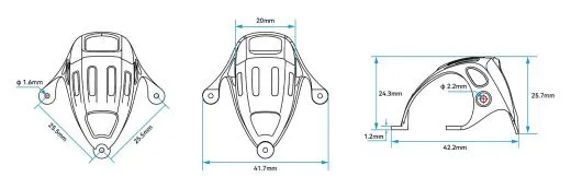 Козырек Canopy для DJI O4 Air Unit