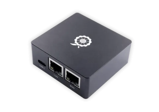 Микрокомпьютер Orange Pi R1 Plus LTS в металлическом корпусе