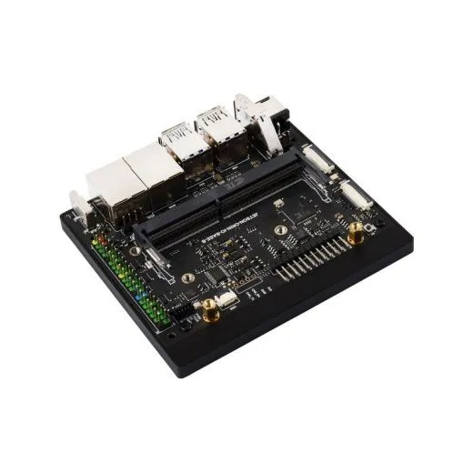 Материнская плата с двумя Ethernet-портами для модулей Jetson Orin Nano и Orin NX
