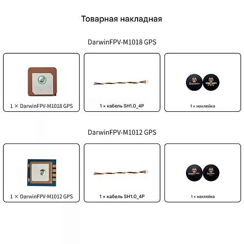 GPS-модуль DarwinFPV-M1012 для FPV-дронов