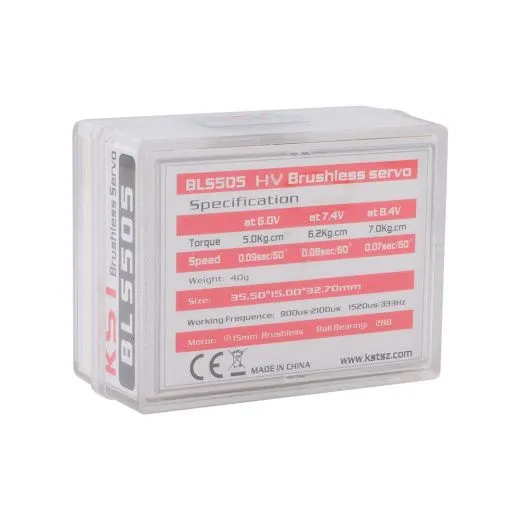 Бесщеточный сервопривод BLS505 8.4V HV