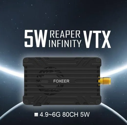 Видеопередатчик Foxeer Reaper Infinity V2 5W (4.9-6 ГГц, 80CH)