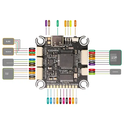 Полетный контроллер F405 70A STACK