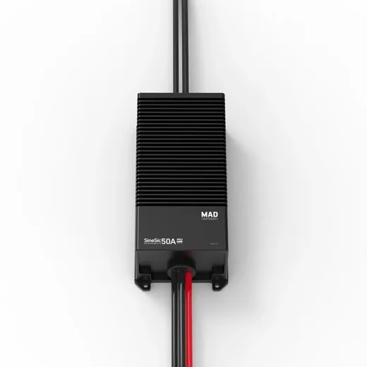 Контроллер скорости MAD SineSic 50A Pro 800V FOC (для пилотируемых и грузовых летательных аппаратов)