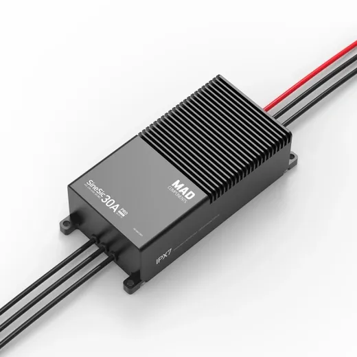 Контроллер скорости MAD SineSic 30A Pro 600V FOC (для пилотируемых и грузовых летательных аппаратов)