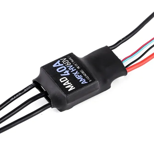 Регулятор AMPX 40A (5–14S) BLDC с радиатором