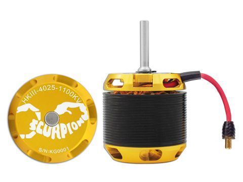 Двигатель Scorpion HKIII-4025-1100KV (6 мм)