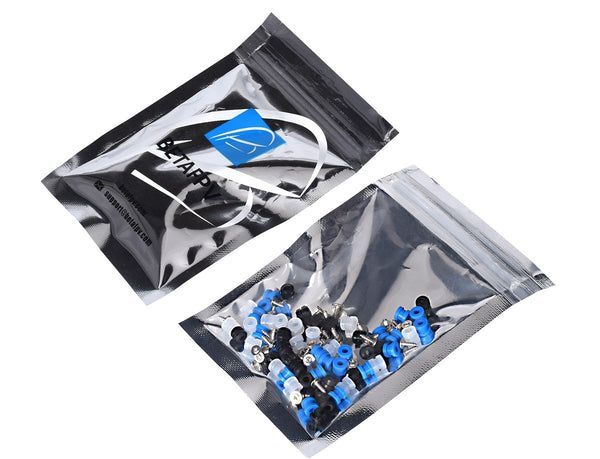 Универсальный набор крепежа и демпферов, винты M1.2×4 / M1.4×5, демпферы 0.8/1.2/1.8 мм (60+60 шт.)