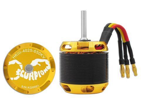 Двигатель Scorpion HKIII-4025-650KV (6 мм)
