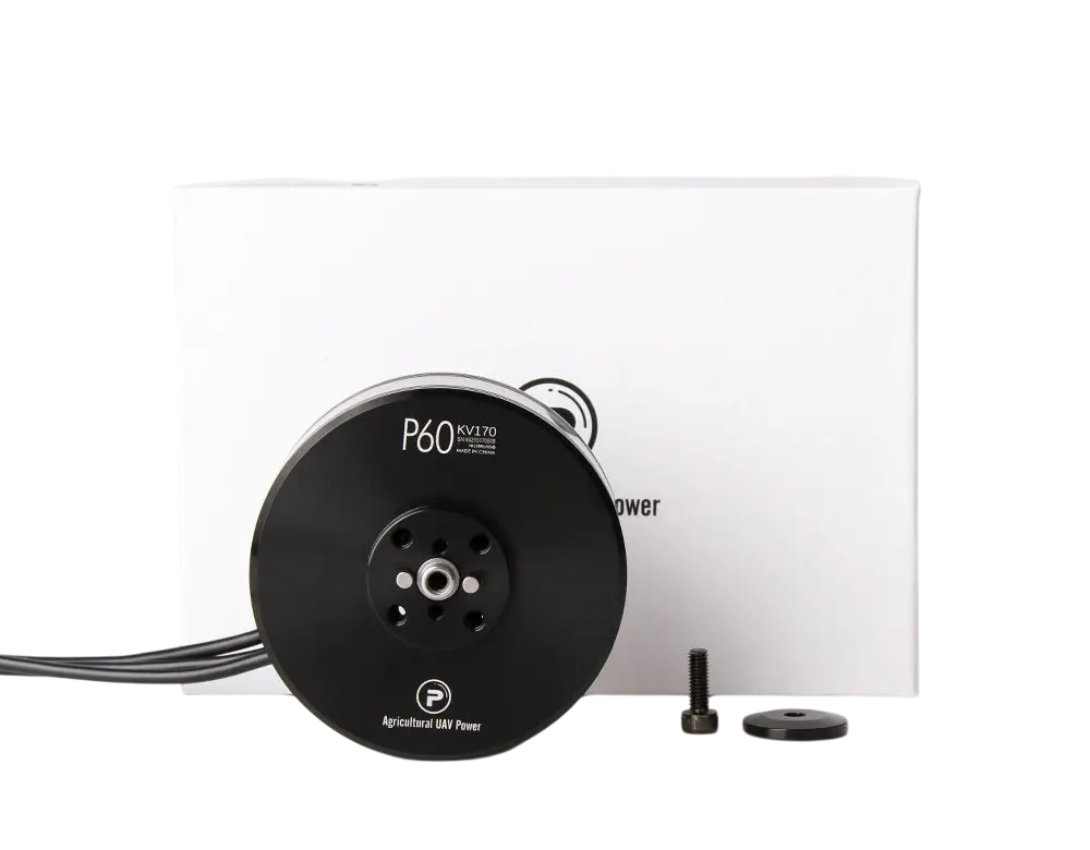 T-MOTOR P60 KV340, водозащищённый двигатель для сельскохозяйственных БПЛА (со штифтом), с максимальной тягой 6,7 кг.